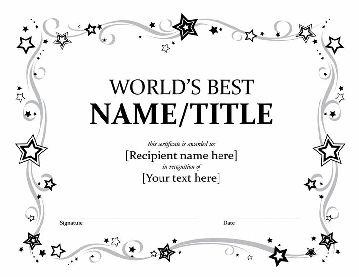 Diamond Certificate Design
